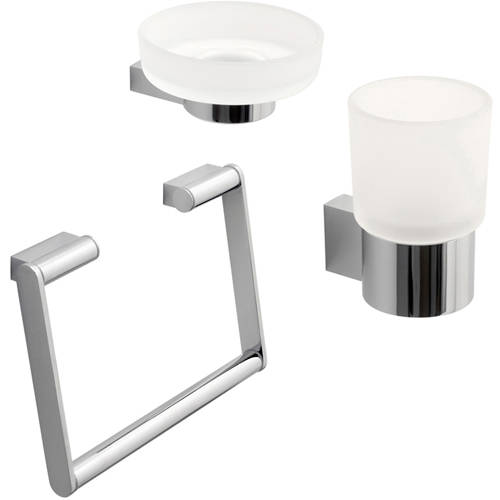 Additional image for Bathroom Accessories Pack A7 (Chrome).