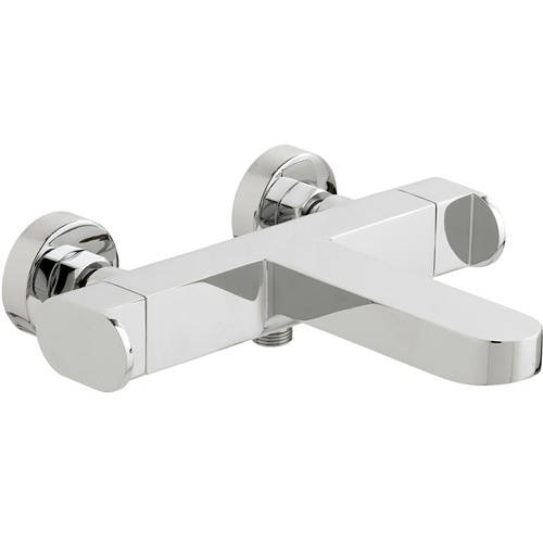 Additional image for Wall Mounted Thermostatic Bath Shower Mixer Tap (Chrome).