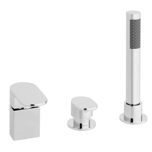 Additional image for 3 Hole Bath Shower Mixer Tap With Kit (Without Spout).