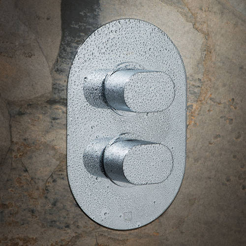 Additional image for Thermostatic Shower Valve With 1 Outlet (3/4", Chrome).