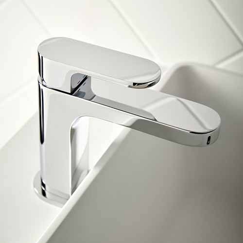 Additional image for Slimline Mono Basin Mixer Tap With Universal Waste (Chrome).