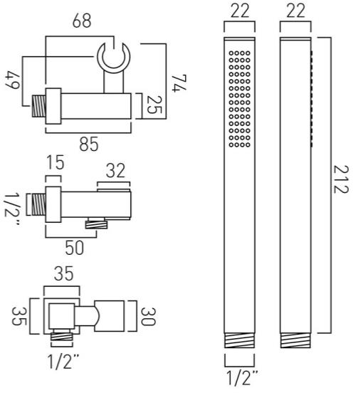 Additional image for Mix 2 Single Function Kit With Integrated Outlet.