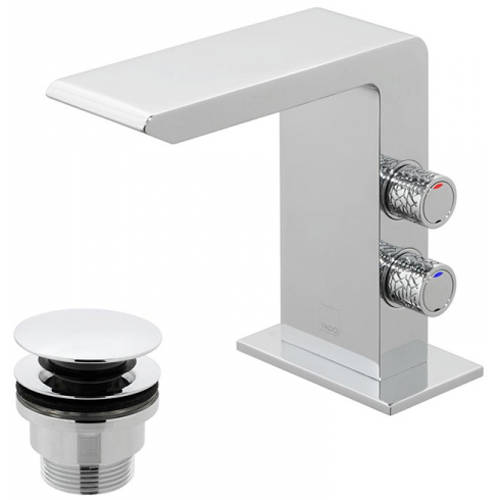 Additional image for Mono Basin Mixer Tap With Universal Waste (Chrome).