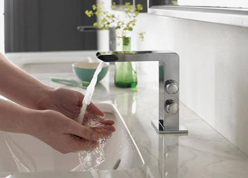 Additional image for Mini Mono Basin Mixer Tap (Chrome).