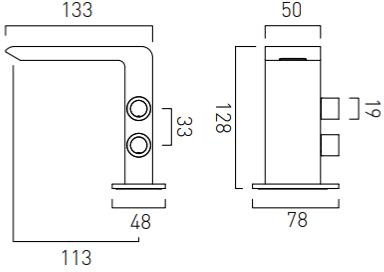 Additional image for Mono Basin Mixer Tap (Chrome).