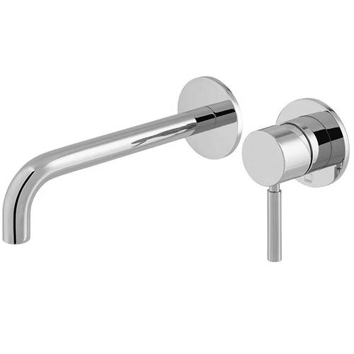 Additional image for Wall-Mounted Basin Mixer Tap (Chrome).