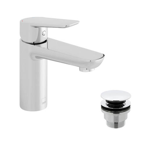 Additional image for Basin Mixer Tap With Universal Waste (Chrome).