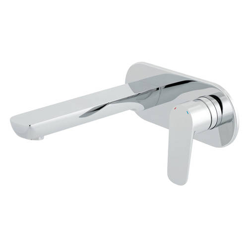 Additional image for Wall Mounted Basin Mixer Tap (Chrome).