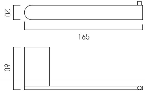 Additional image for Toilet Roll Holder (Chrome).