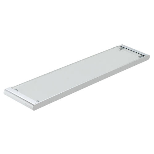 Additional image for Clear Glass Shelf 573mm (Chrome).