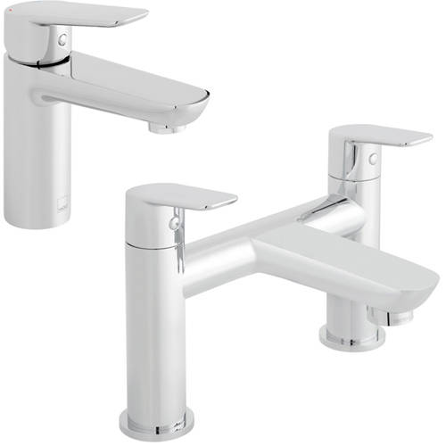 Additional image for Basin & Bath Filler Tap Pack (Chrome).