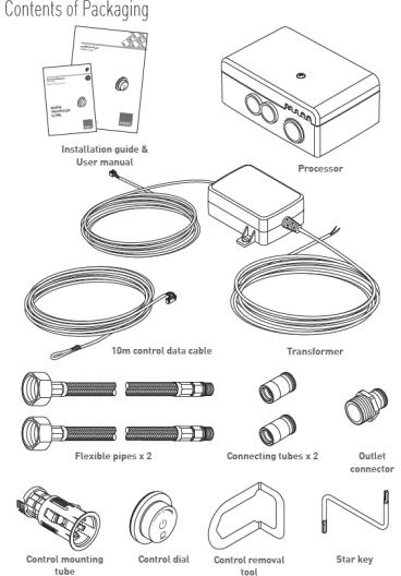 Additional image for SmartDial Thermostatic Shower & Slide Rail Kit & Remote.