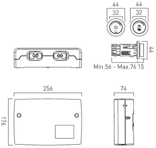 Additional image for SmartDial Thermostatic Shower With Slide Rail Kit & Bath Filler.