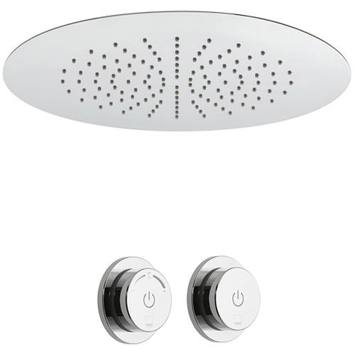 Additional image for SmartDial Thermostatic Shower With Round Head & Remote.