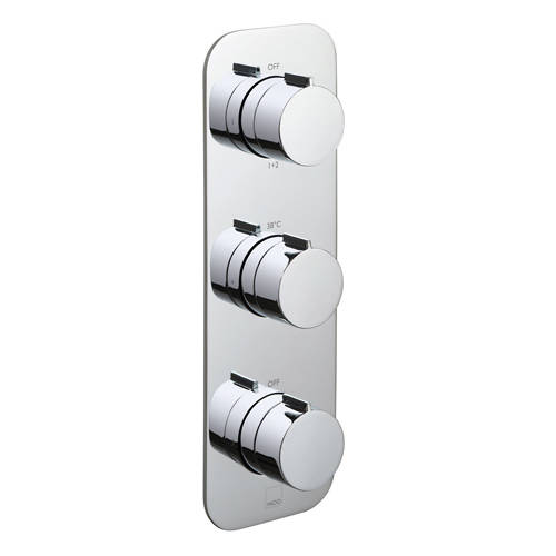 Additional image for Thermostatic Shower Valve With 3 Outlets & All Flow.