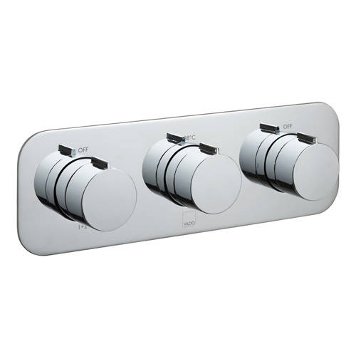 Additional image for Thermostatic Shower Valve With 3 Outlets & All Flow.