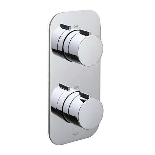 Additional image for Thermostatic Shower Valve With 2 Outlets & All Flow.