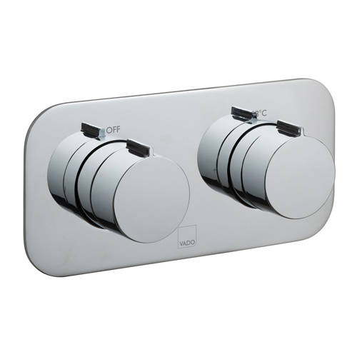 Additional image for Thermostatic Shower Valve With 1 Outlet (Chrome).