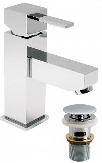 Additional image for Mono Basin Mixer Tap With Clic-Clac Waste (Chrome).