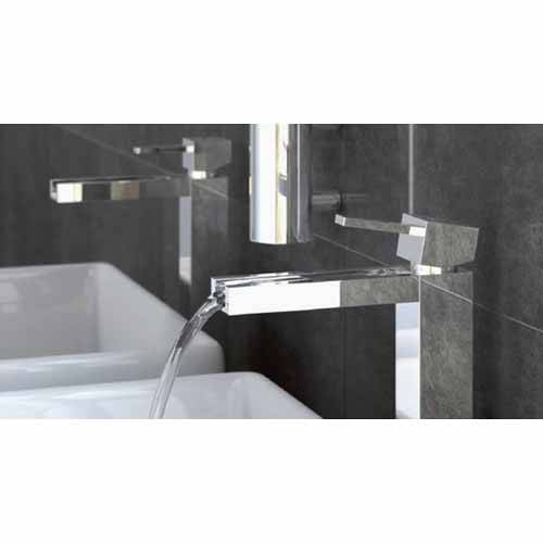 Additional image for Waterfall Mono Basin Mixer Tap (Chrome).