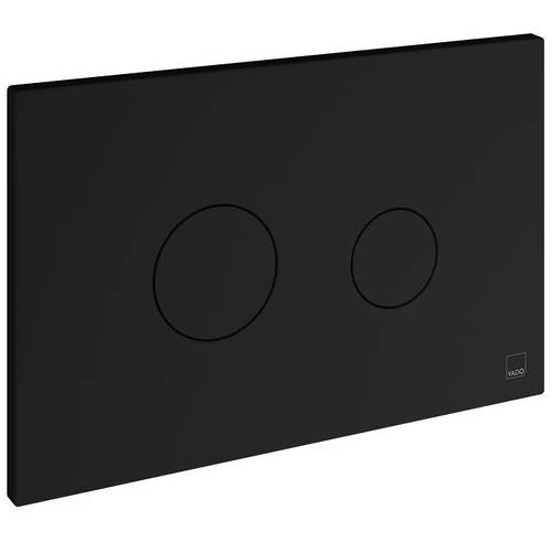Additional image for Flush Plate With Round Buttons (Matt Black).