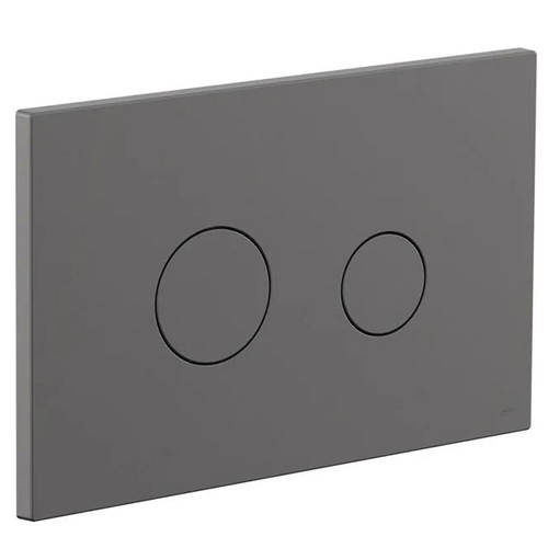 Additional image for Flush Plate With Round Buttons (Pewter).