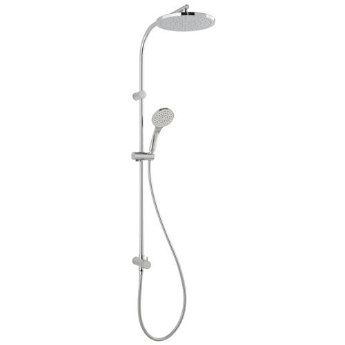 Additional image for Shower Kit With Outlet, Round Head, Handset, Hose & Diverter.