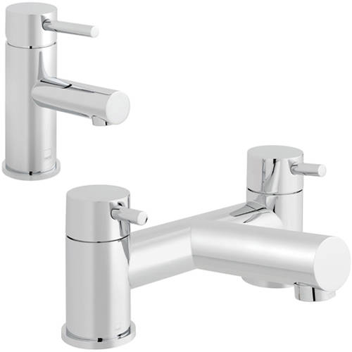 Additional image for Basin & Bath Filler Tap Pack (Chrome).