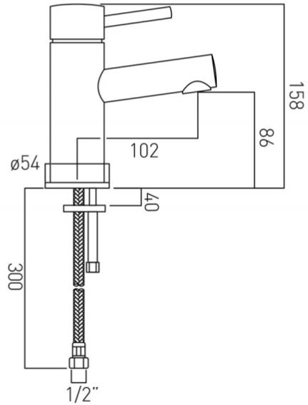 Additional image for Basin & Bath Filler Tap Pack (Chrome).