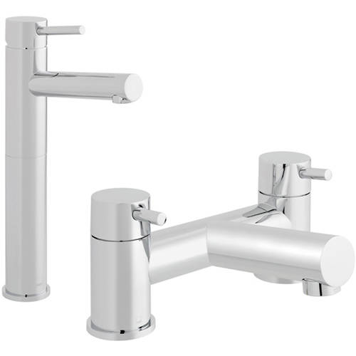 Additional image for Extended Basin & Bath Filler Tap Pack (Chrome).