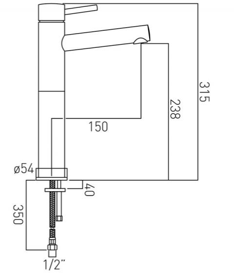 Additional image for Extended Basin & Bath Filler Tap Pack (Chrome).