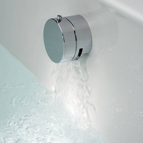 Additional image for 3 Hole Bath Shower Mixer Tap With Kit & Bath Filler Waste (Chrome).