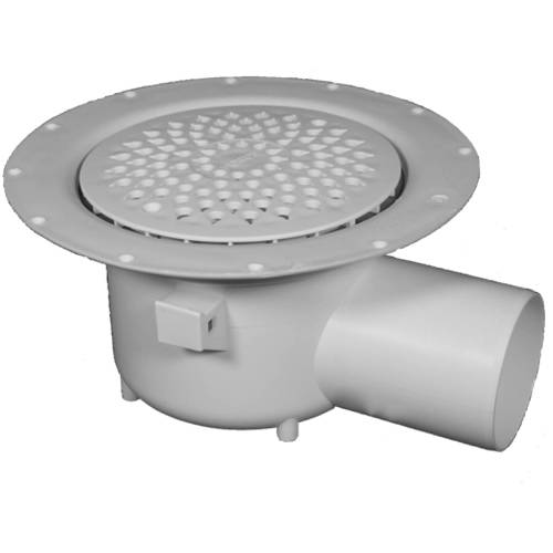 Additional image for Shower Drain With 75mm Horizontal Outlet (150mm, PEH).