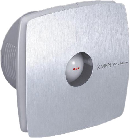 Additional image for Timer Extractor Fan. 100mm (Stainless Steel).