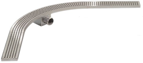 side shower drain