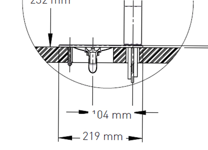 Additional image for Integrated Tap Font & Drip Tray Kit (Brushed Chrome).