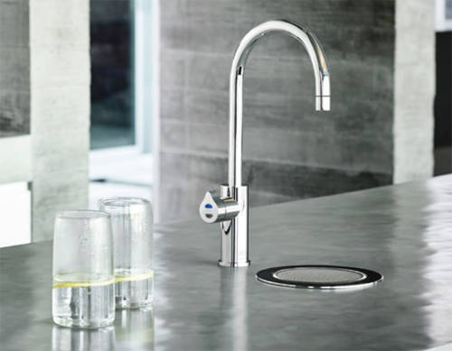 Additional image for Stand Alone Tap Font & Drip Tray Kit (Brushed Chrome).