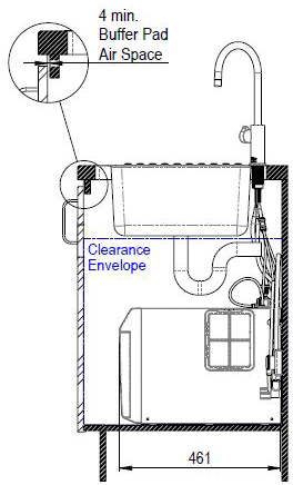 Additional image for Boiling, Chilled & Sparkling Tap & Font (41 - 60 People, Brushed Chrome).