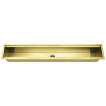 1810 Accessory Trough Channel Sink (1200x160mm, Gold Brass).