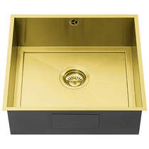 1810 Axix Uno QG Undermount Kitchen Sink (450x420mm, Gold Brass).