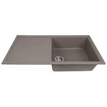 1810 Bladeuno 100i Inset 1.0 Bowl Kitchen Sink (1000x500, Concrete).