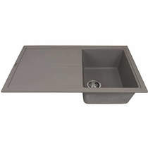 1810 Bladeuno 860i Inset 1.0 Bowl Kitchen Sink (860x500, Concrete).