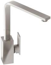 Abode Media Monobloc Kitchen Tap With Swivel Spout (Brushed Nickel).