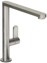 Abode Linear Monobloc Kitchen Tap With Swivel Spout (Brushed Nickel).