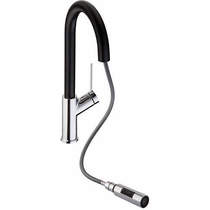 Abode Virtue Nero Pull Out Kitchen Tap (Chrome & Black).