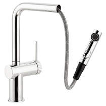 Abode Fraction Pull Out Kitchen Tap (Chrome).