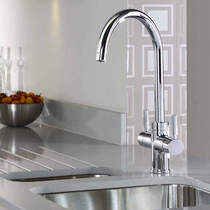 Abode Pronteau 3 In 1 Boiling Water Filtered Kitchen Tap (Chrome).