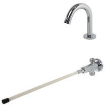Acorn Thorn Knee Operated Timed Flow Valve & Curved Spout (Exposed).