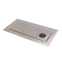 Acorn thorn countertop waste door (stainless steel).