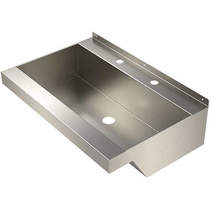 Acorn Thorn Wall Mounted Wash Trough Basin (Stainless Steel).